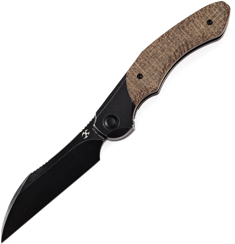 Kansept Cosmos Framelock Pocket Knife Micarta - K1059A4