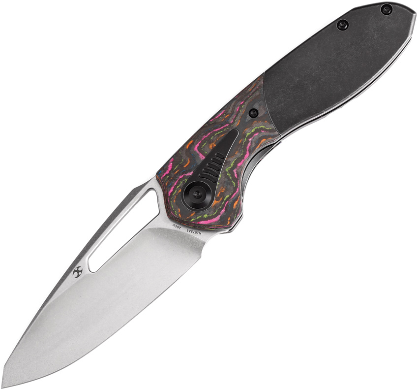 Kansept Thoth Bolster Lock 80s Camo Framelock Pocket Knife - K1075A1