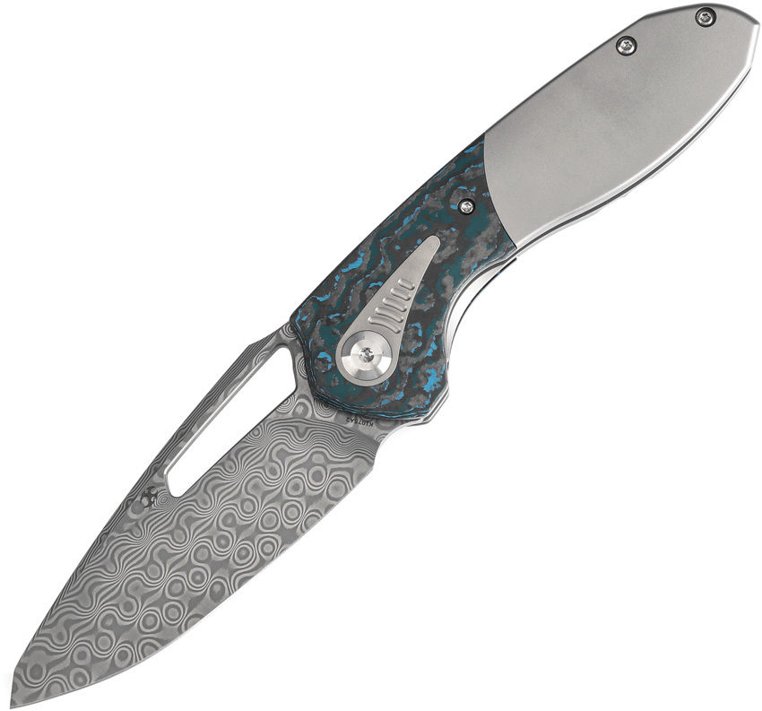 Kansept Thoth Bolster Lock Storm Carbon Fiber Framelock Pocket Knife - K1075A2
