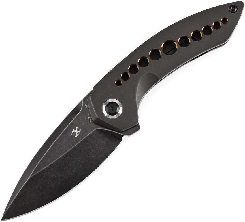 Kansept ODD 21 Framelock Pocket Knife Black SW - K1077A1