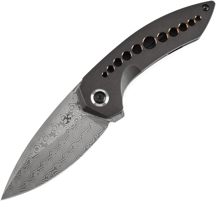 Kansept ODD 21 Framelock Pocket Knife Black/Bronze - K1077A3