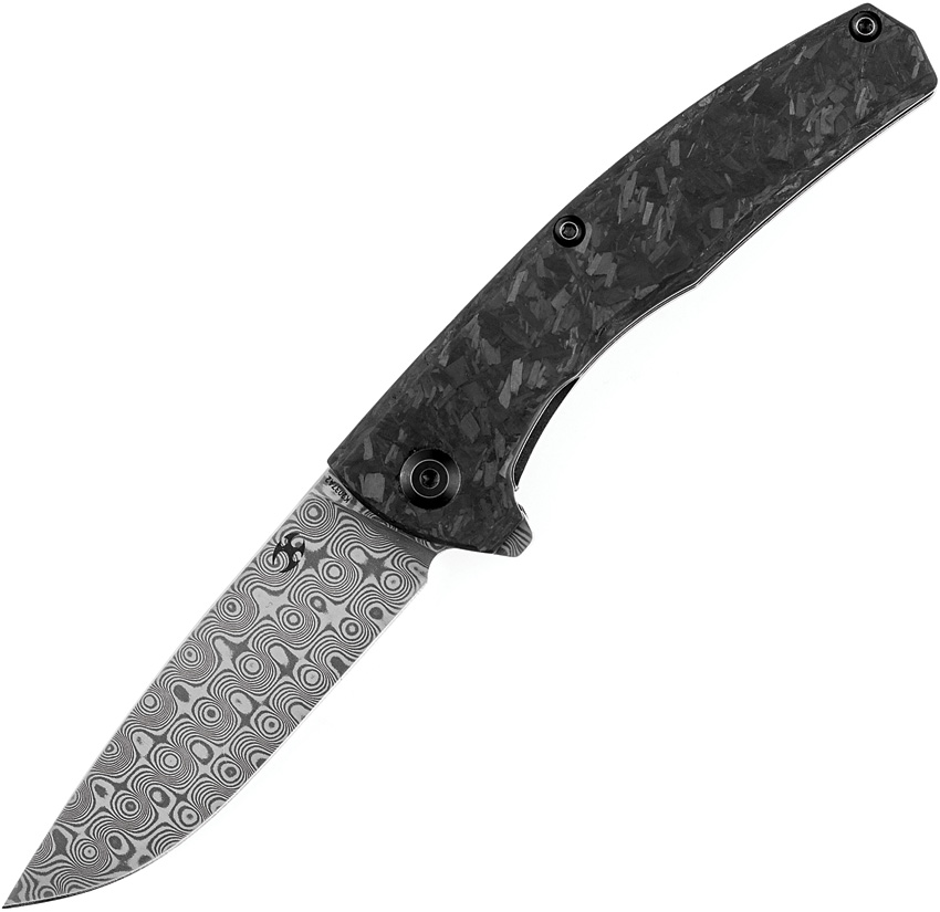 Kansept AGI Framelock Pocket Knife Damascus - K2037A2