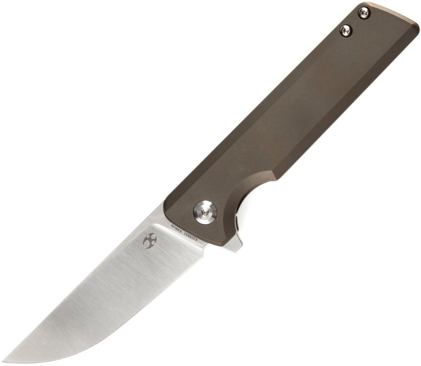 Kansept Anomaly Framelock Pocket Knife Bronze Titanium - K2038A1