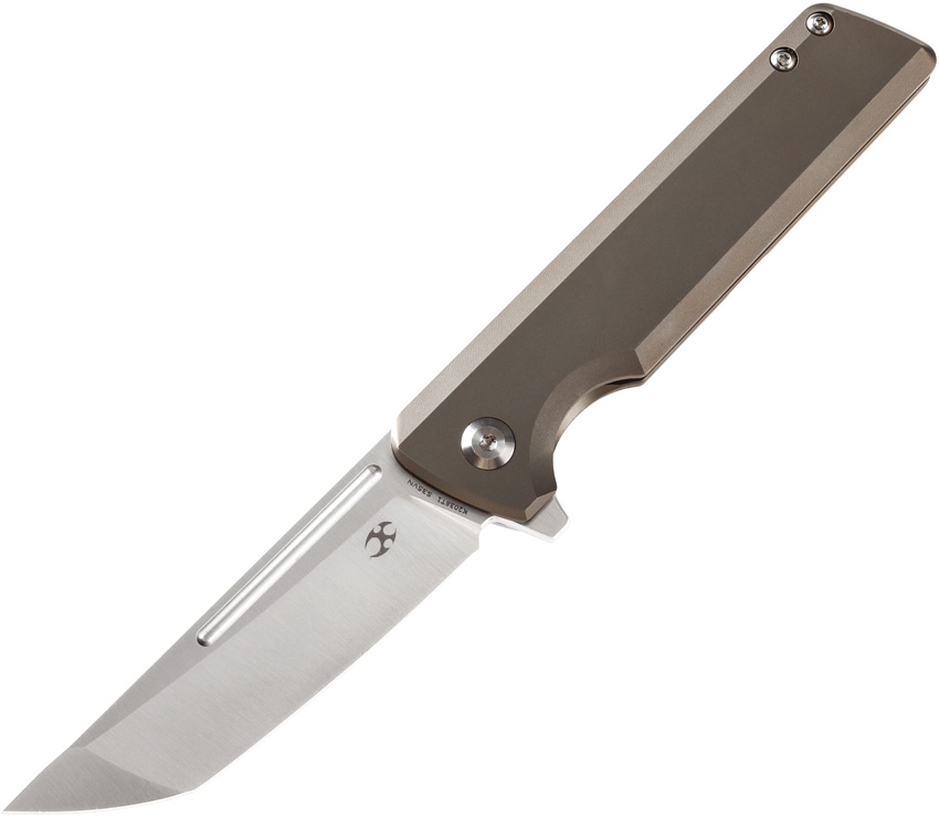 Kansept Anomaly Framelock Pocket Knife Bronze Titanium - K2038T1
