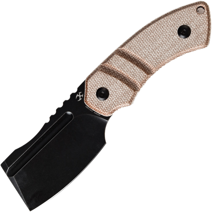 Kansept Korvid S Fixed Blade Knife Brown Micarta - KG2030A4