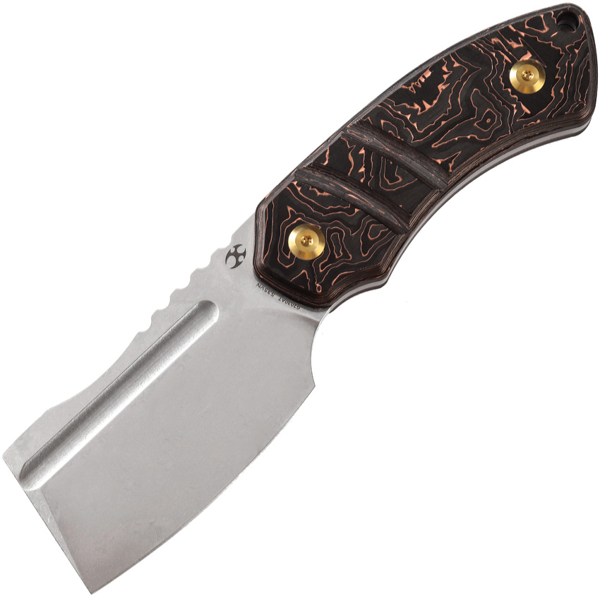 Kansept Korvid S Fixed Blade Knife Copper Carbon Fiber - KG2030A7