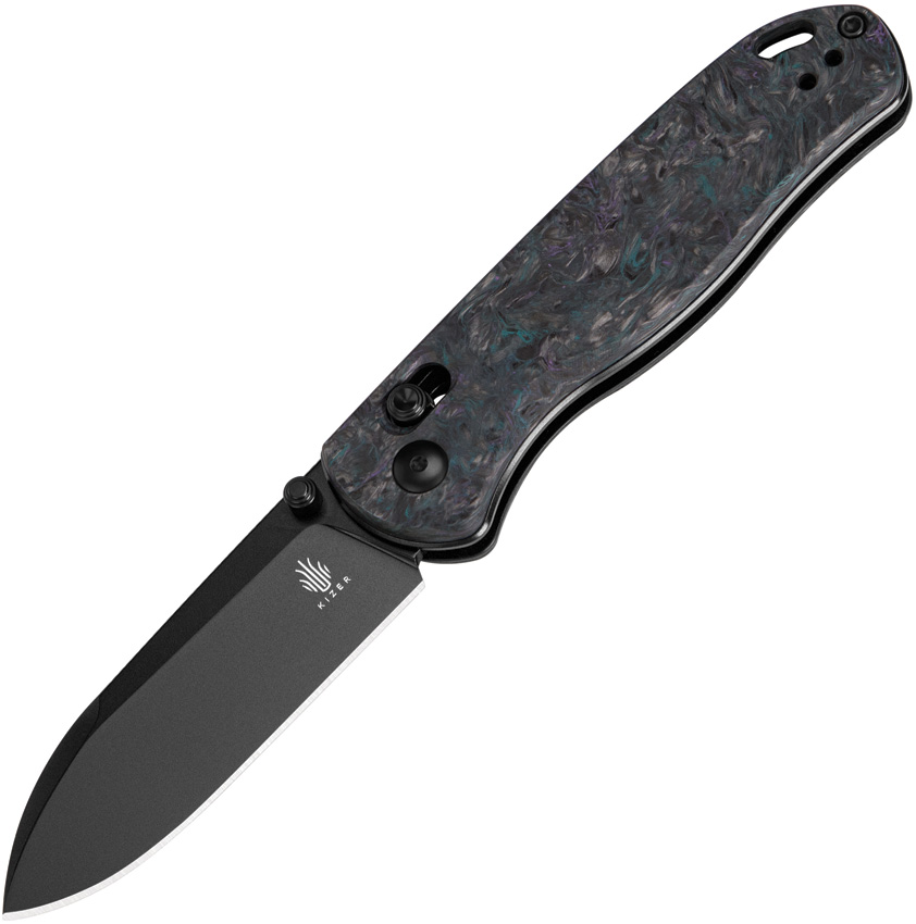 Kizer Cutlery Drop Bear Clutch Lock Pocket Knife Dark - KI3619A4