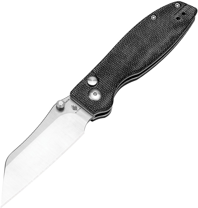Kizer Cutlery Cryptid Button Lock Pocket Knife Micarta - KIV3657C1