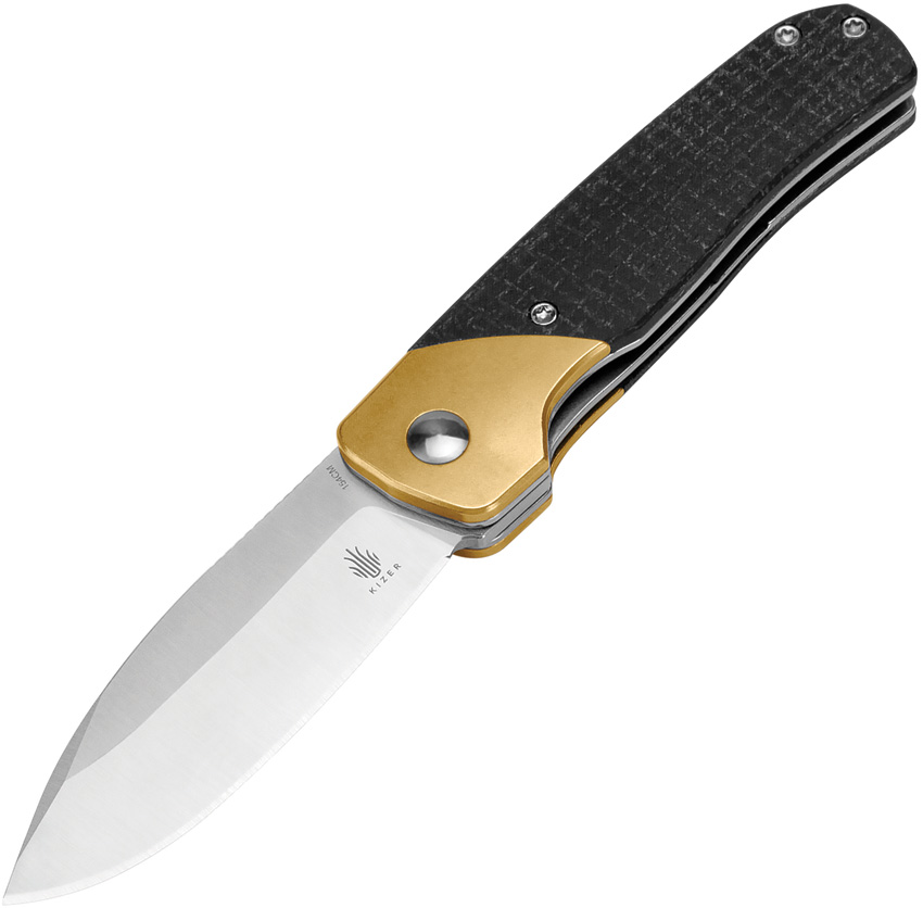 Kizer Cutlery Gavel Linerlock Pocket Knife Micarta - KIV3661C1