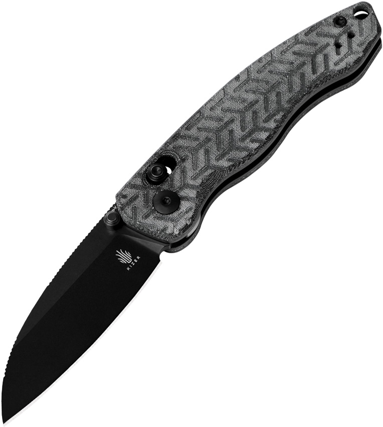 Kizer Cutlery Exist Clutch Lock Pocket Knife Black Micarta - KIV3681A1