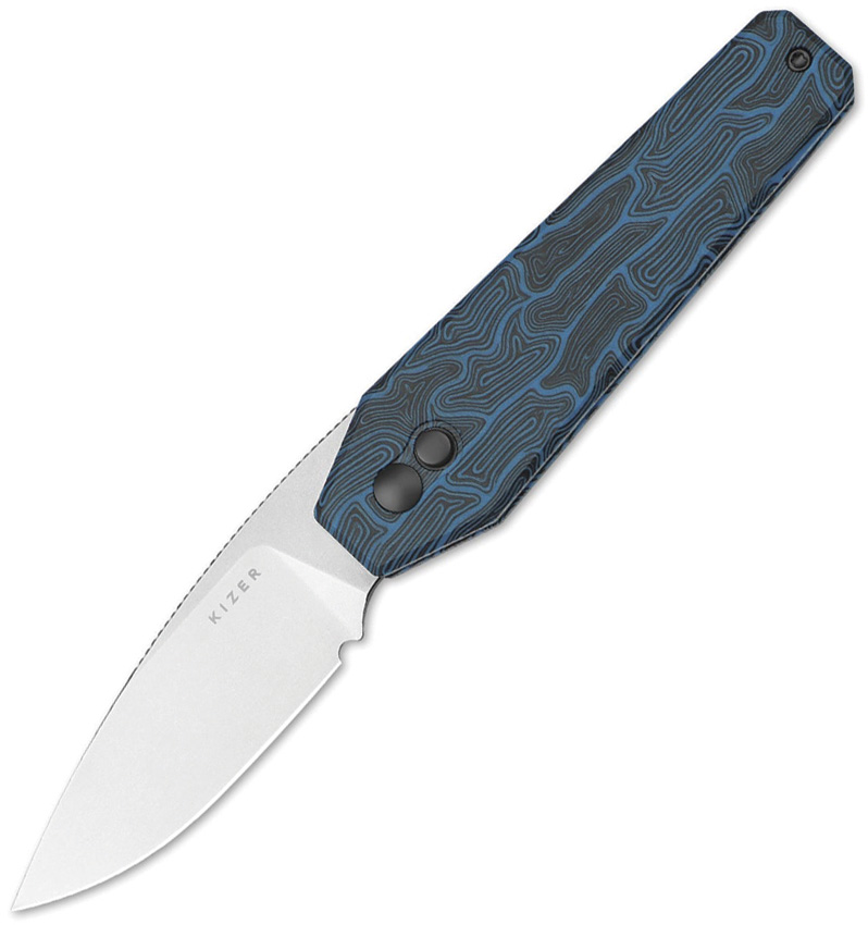 Kizer Tomb Button Lock Pocket Knife - KIV3692A3