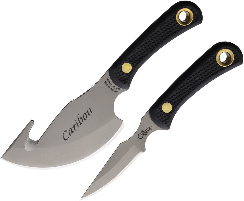 Knives Of Alaska Caribou Combo Suregrip Fixed Blade Knives - KOA00015FG
