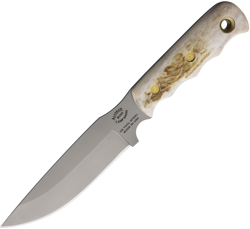 Knives Of Alaska Bush Camp Fixed Blade Knife Stag - KOA00037FG