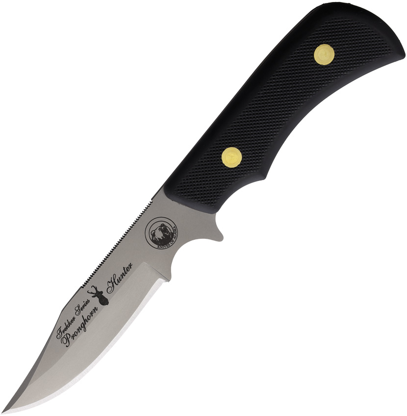 Knives Of Alaska Trekker Pronghorn Fixed Blade Skinner Knife Black - KOA00160FG