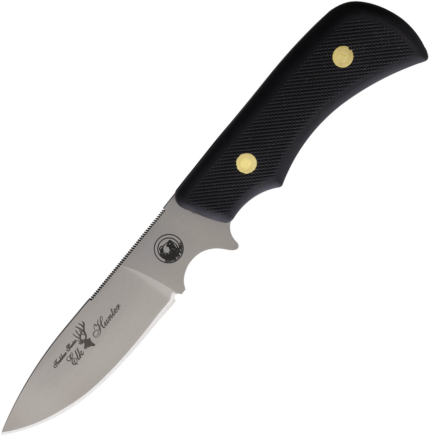 Knives Of Alaska Trekker Elk Hunter Fixed Blade Skinner Knife Black - KOA00161FG