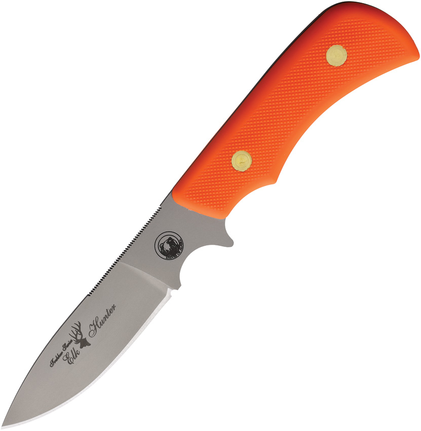 Knives Of Alaska Trekker Elk Hunter Fixed Blade Skinner Knife Orange - KOA00177FG