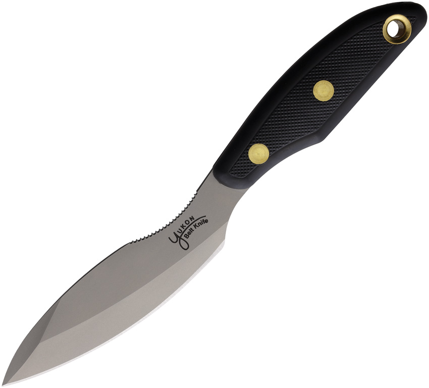 Knives Of Alaska Yukon 2 Suregrip Fixed Blade Skinner Knife Black - KOA00821FG