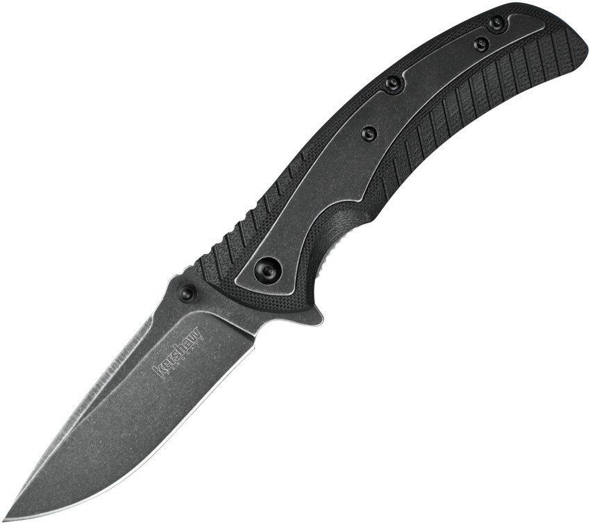 Kershaw Scrip Linerlock Pocket Knife Drop Point Spring Assisted - KS1312BWX