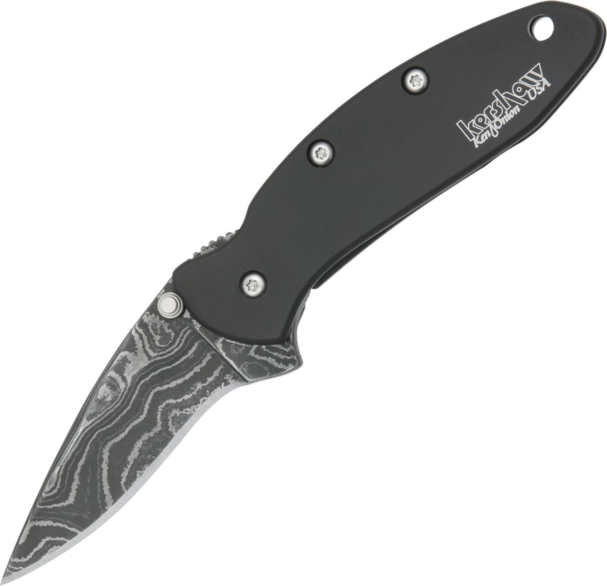Kershaw Damascus Chive Pocket Knife - KS1600DAMBK