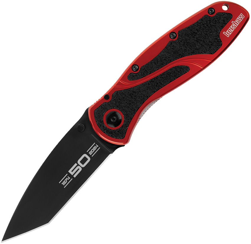Kershaw Blur Linerlock Pocket Knife Spring Assisted Red - KS1670K50W