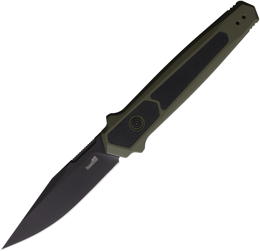 Kershaw Automatic Pocket Knife Launch 17 Button Lock - KS7951OLBLK