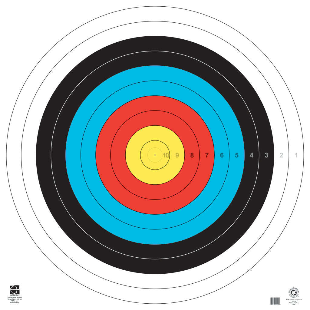 Maple Leaf Target Face Tag Weight 122 Cm. 15 Pk.