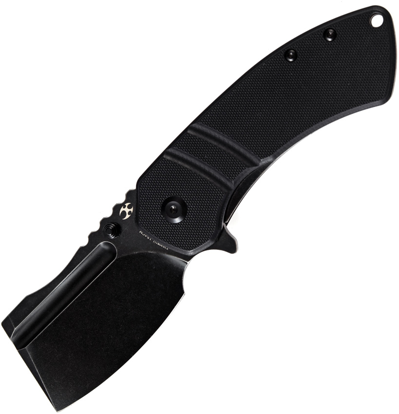 Kansept M+ Korvid Linerlock Pocket Knife Black G10 - KT2030B1U