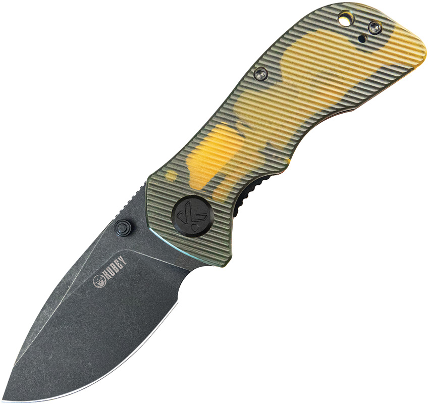 Kubey Karaji Linerlock Pocket Knife Spear Point Ultem - KUB180M