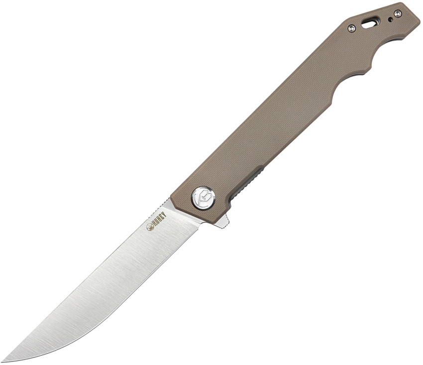 Kubey Pylades Linerlock Pocket Knife Tan - KUB253E