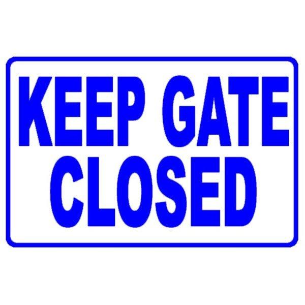 National Stock Sign - "Keep Gate Closed" Pool Sign