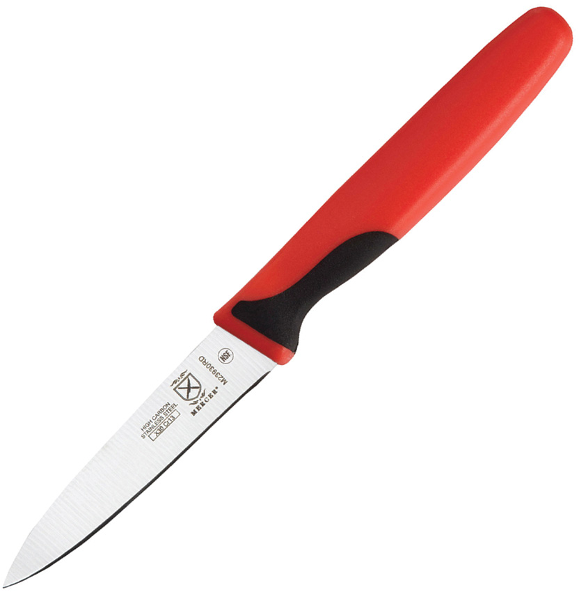 Mercer Millennia Red Paring Knife - MCR23930RDB