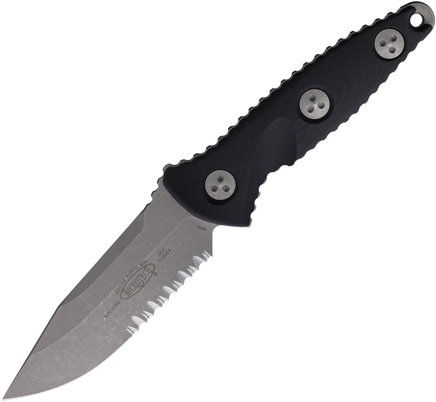 Microtech SOCOM Alpha Mini S/E Fixed Blade Knife - MCT113M11AP