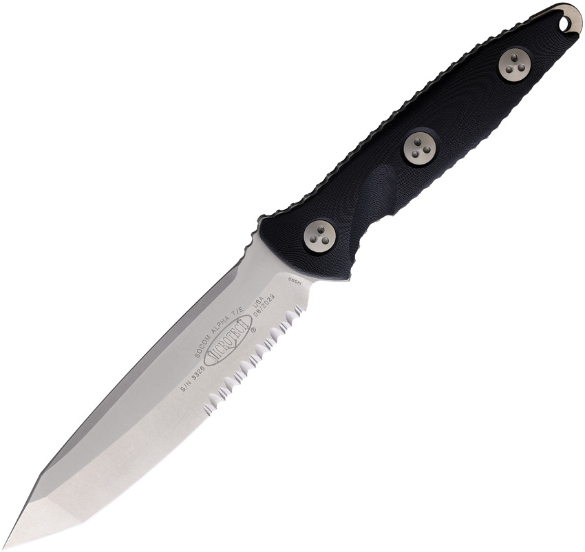 Microtech Socom Alpha Fixed Blade Knife T/E P/S - MCT11411