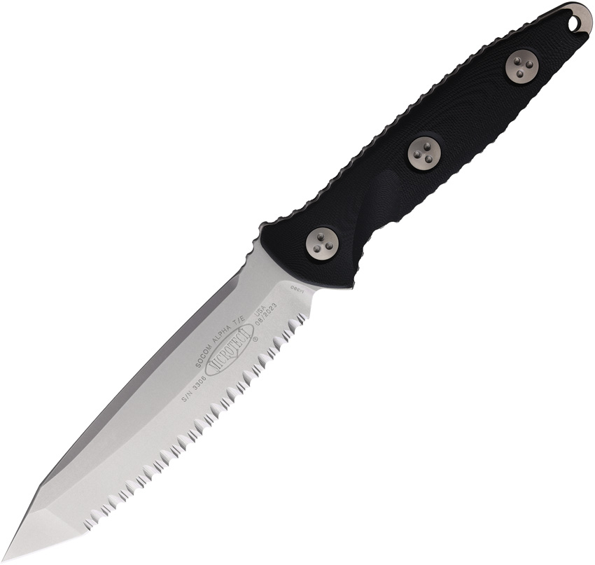 Microtech Socom Alpha Fixed Blade Knife T/E F/S SW - MCT11412