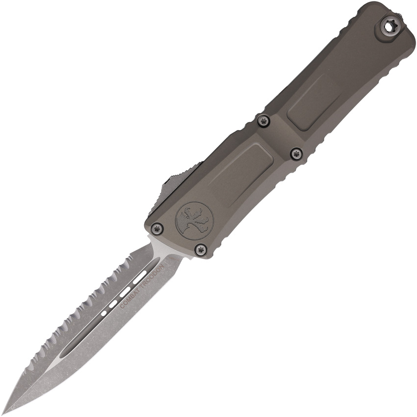 Microtech Automatic Pocket Knife Combat Troodon DE Gen III OTF - MCT114212APNC