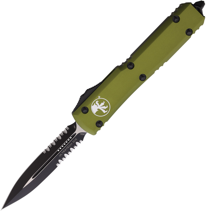 Microtech Automatic Pocket Knife Ultratech D/E OTF OD Green - MCT1222OD