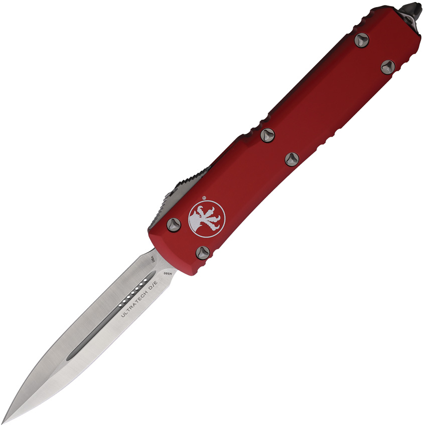 Microtech Automatic Pocket Knife Ultratech D/E OTF Red - MCT1224RD