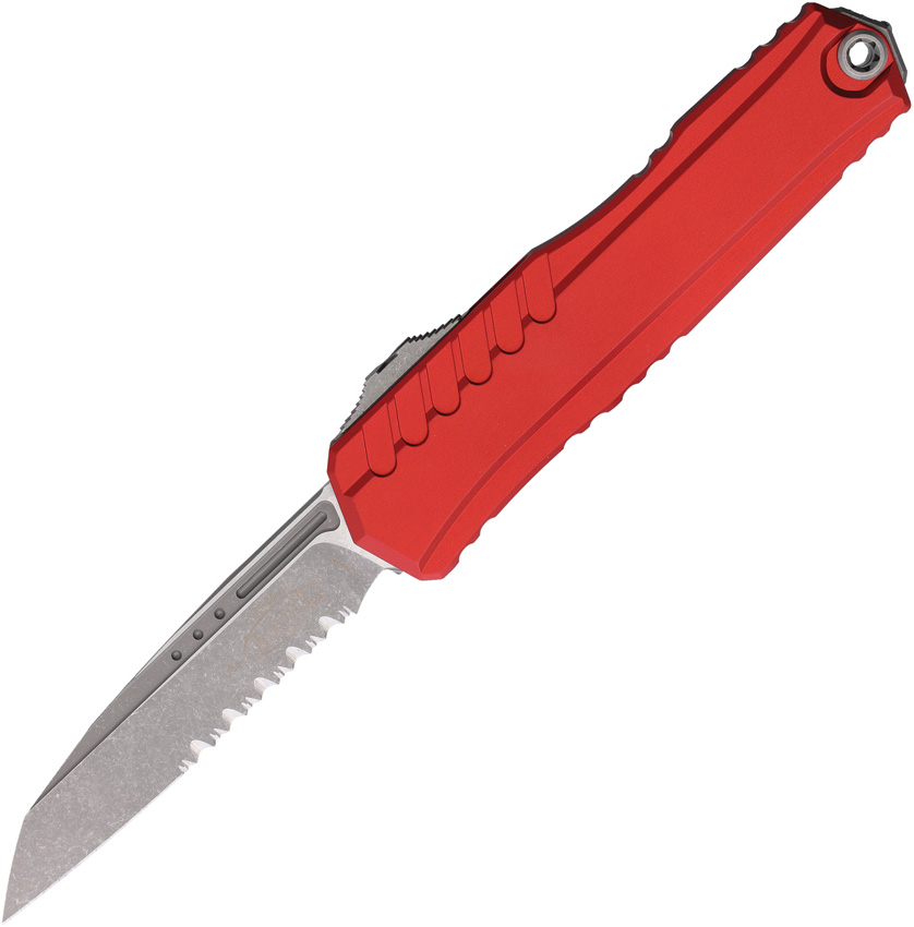 Microtech Automatic Pocket Knife Cypher II OTF AP PS Red - MCT124111APRD