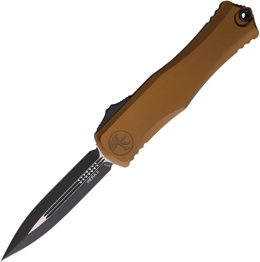 Microtech Automatic Pocket Knife Hera II D/E OTF Tan - MCT17021TA
