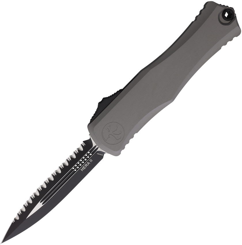 Microtech Automatic Pocket Knife Hera II D/E OTF Gray - MCT17023NC