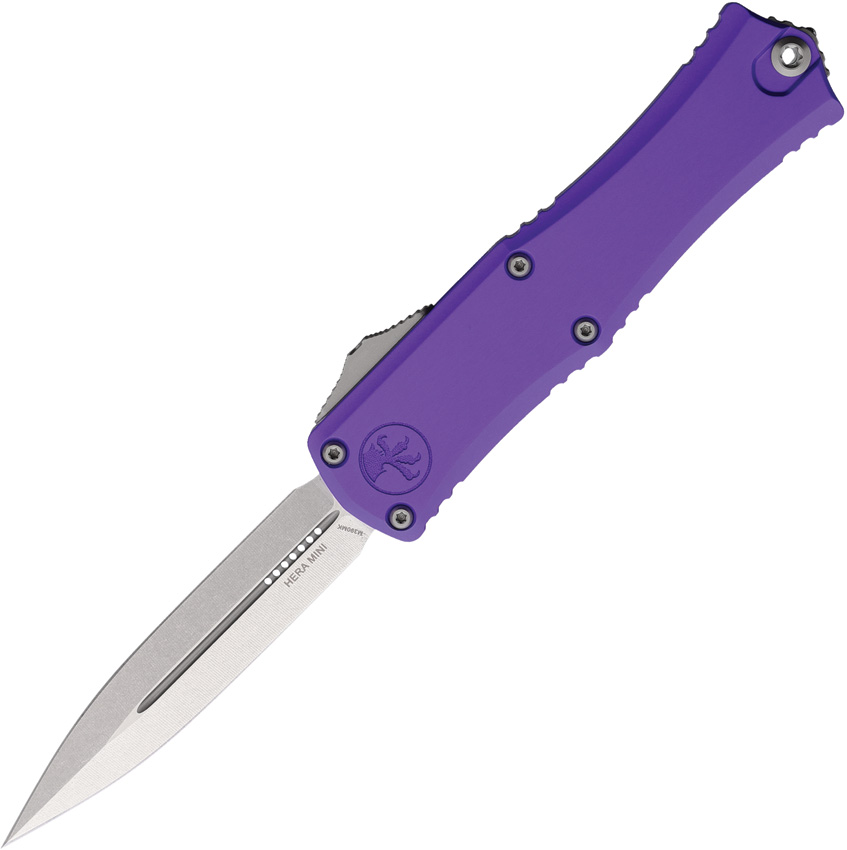 Microtech Automatic Pocket Knife Hera II Mini D/E OTF Purple - MCT1702M10PU
