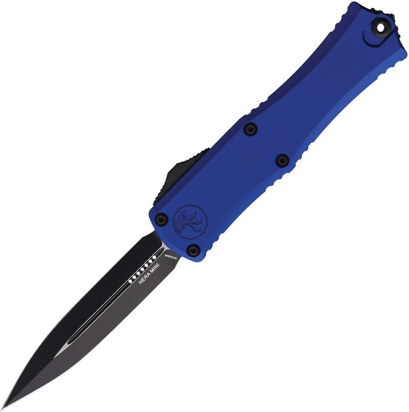 Microtech Automatic Pocket Knife Hera II Mini D/E OTF Navy - MCT1702M1NA