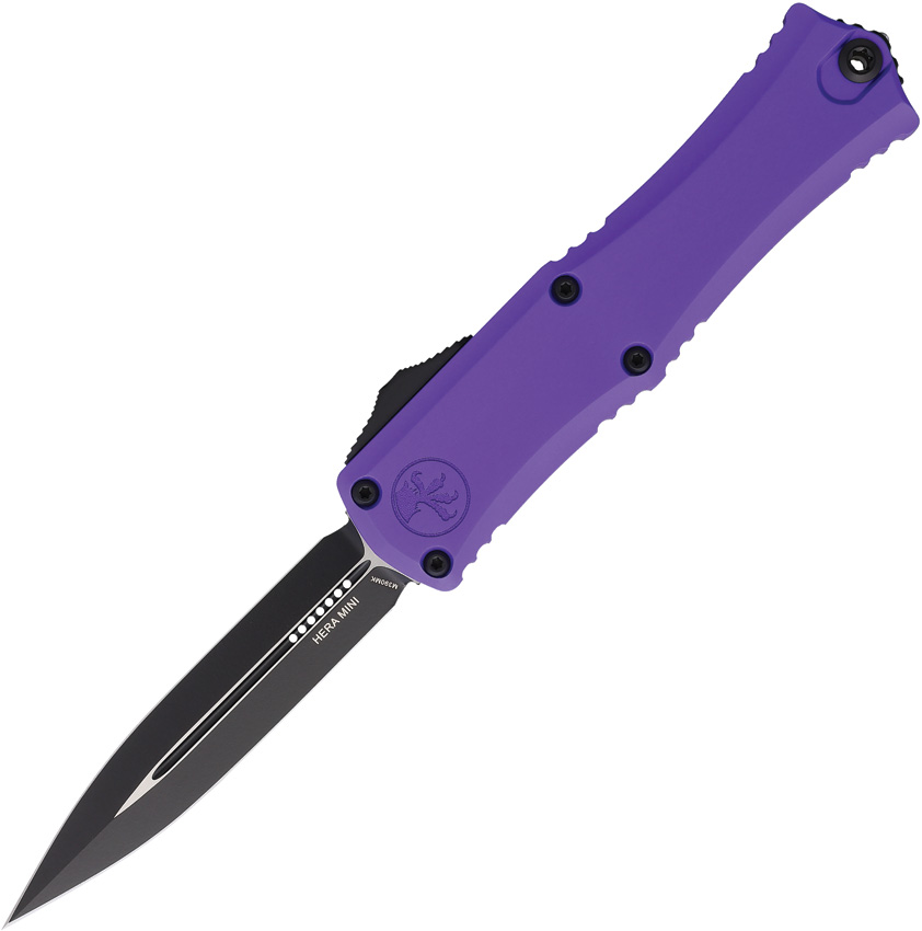 Microtech Automatic Pocket Knife Hera II Mini D/E OTF Purple - MCT1702M1PU