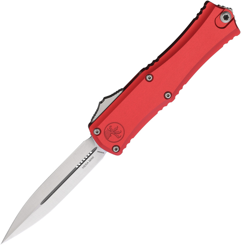 Microtech Automatic Pocket Knife Hera II Mini D/E OTF Red - MCT1702M4RD30
