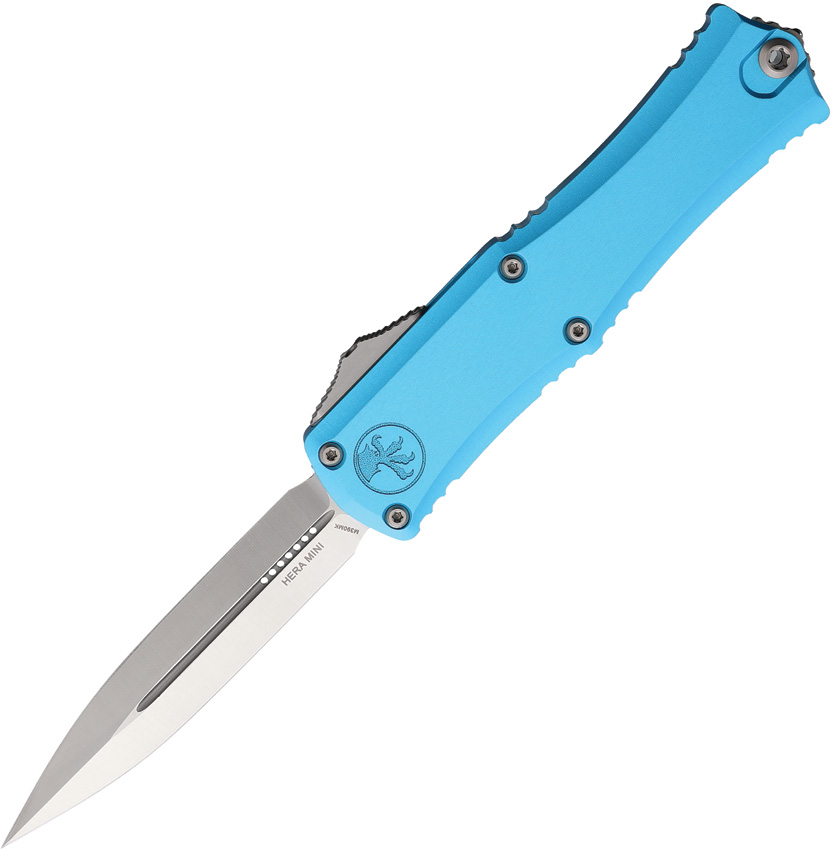 Microtech Automatic Pocket Knife Hera II Mini D/E OTF Turquoise - MCT1702M4TQ