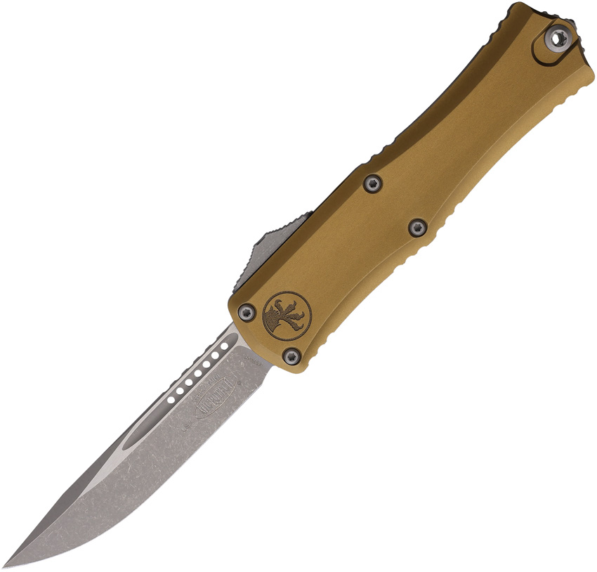 Microtech Automatic Pocket Knife Hera II Mini OTF Tan - MCT1703M10APTA