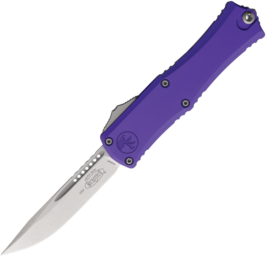 Microtech Automatic Pocket Knife Hera II Mini S/E OTF Purple - MCT1703M10PU