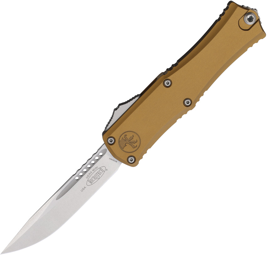 Microtech Automatic Pocket Knife Hera II Mini OTF Tan - MCT1703M10TA