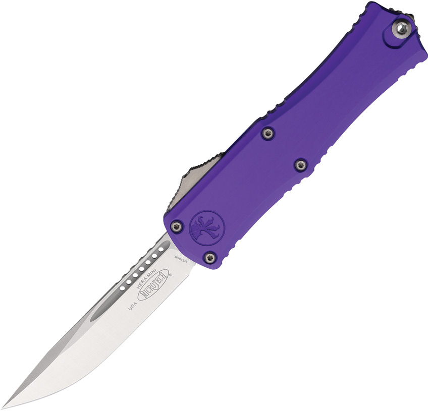 Microtech Automatic Pocket Knife Hera II Mini OTF Purple - MCT1703M4PU