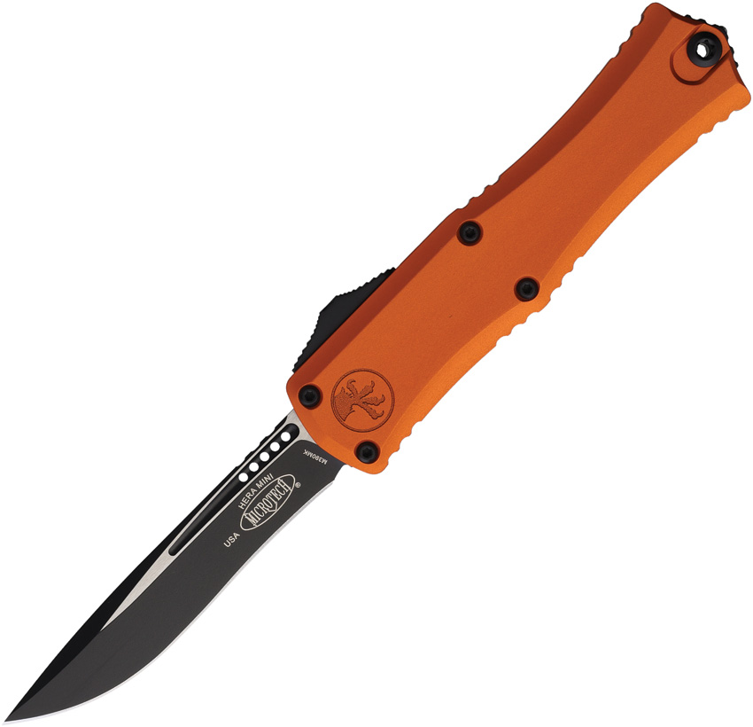 Microtech Automatic Pocket Knife Hera II Mini OTF Recurve - MCT1705M1OR